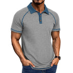 R&B | Kurzärmeliges Herren-T-Shirt mit Revers