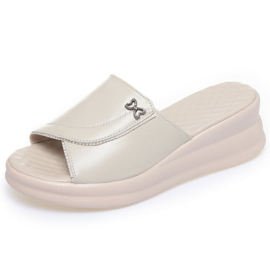 Damen Bequeme Plattform-Riemensandalen mit stilvollem Detail R&B