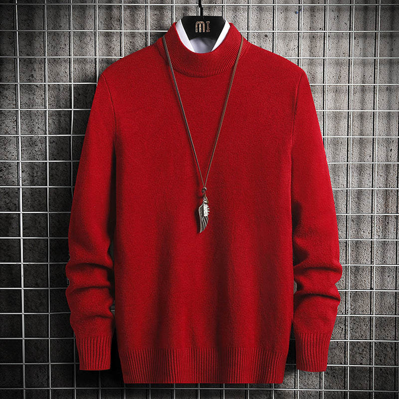 Herren Rollkragenpullover aus weicher Strickqualität R&B