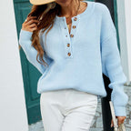 R&B | Einfarbiger Strickpullover Mit Feinem Strick