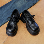 Damen Chunky Schnürschuhe mit robuster Plattform und stylishen Akzenten R&B