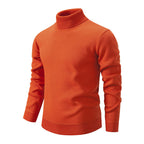 Herren Rollkragenpullover aus weichem Strick mit strukturiertem Design R&B