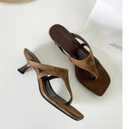 Damen Zehentrenner-Sandalen mit ergonomischem Fußbett und modischem Riemendesign R&B