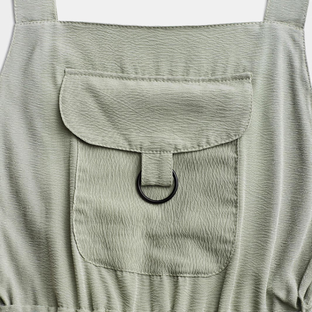 Damen Overall mit verstellbaren Trägern und praktischen Taschen R&B