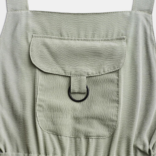 Damen Overall mit verstellbaren Trägern und praktischen Taschen R&B
