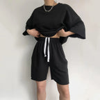Damen Bequemes Loungewear-Set aus hochwertigem Sweatstoff mit lockerem Schnitt R&B