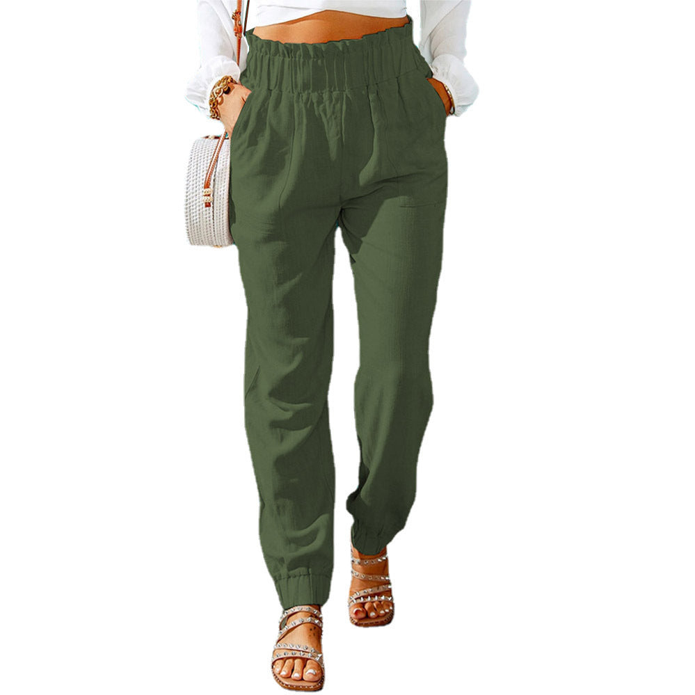 Damen Maßgeschneiderte Elastische Taillenhose R&B