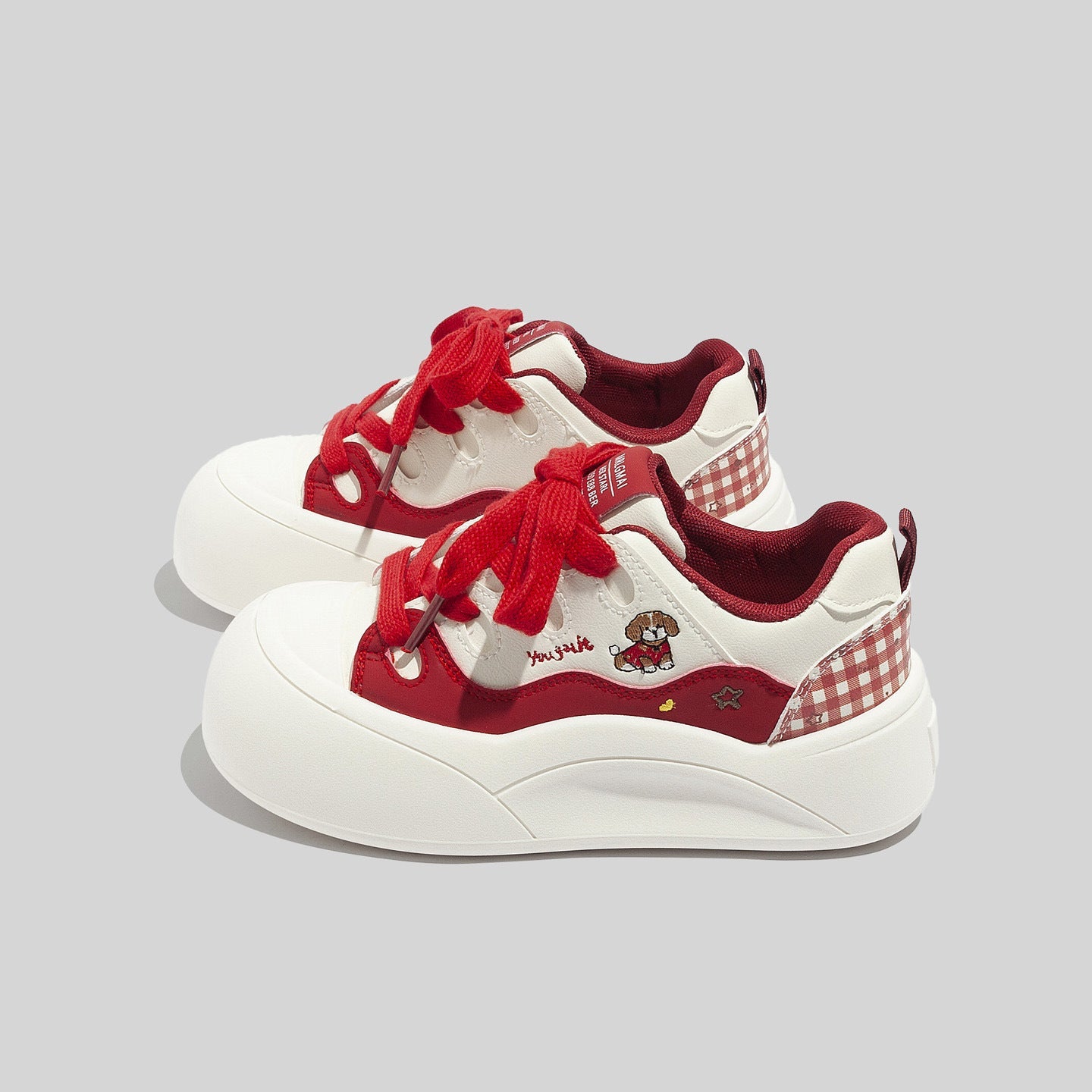 Damen Sneakers mit verspieltem Tiermotiv und komfortabler Dämpfung