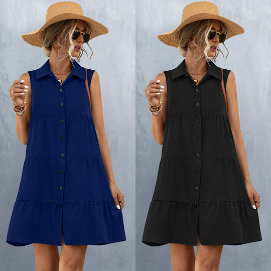 Damen Sommerkleid im lässigen Tierliniendesign R&B