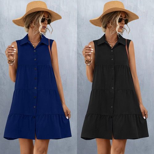 Damen Sommerkleid im lässigen Tierliniendesign R&B