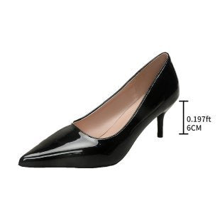 Damen elegante Stiletto-Pumps mit schmaler Zehenpartie R&B