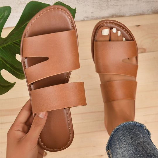 Damen Komfortable Riemchen-Sandalen mit modischem Schnitt R&B