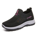 Damen Atmungsaktive Sneakers mit rutschfester Sohle und elastischem Einschlupf R&B