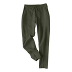 Damen Leichte Chinohose aus atmungsaktivem Leinenmix mit verstellbarem Bund R&B