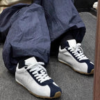 Damen Sneakers im eleganten Retro-Design mit atmungsaktiver Oberflächenstruktur R&B