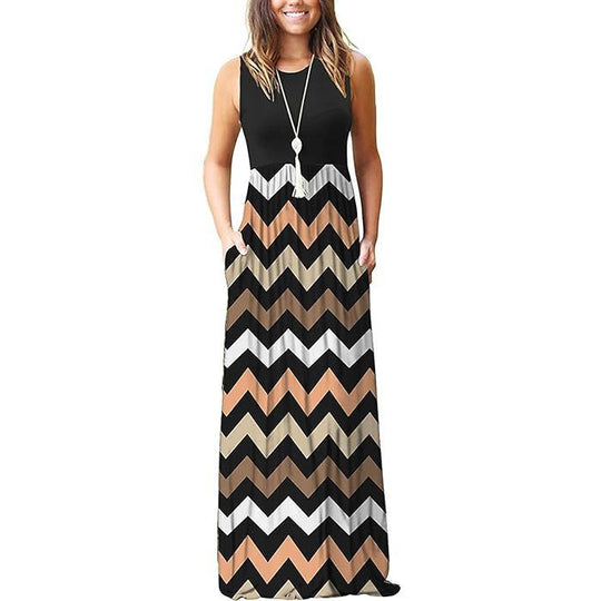 Damen Maxikleid R&B