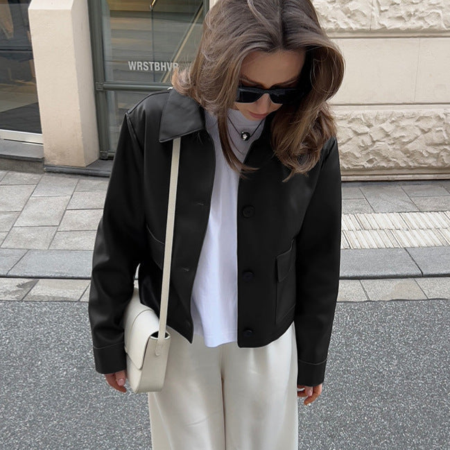 Damen Modische jacke im eleganten Cropped-Schnitt mit praktischen Taschen R&B