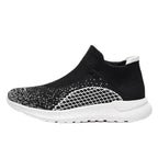 Damen Freizeit-Laufschuhe mit atmungsaktivem Strickdesign und rutschfester Sohle R&B