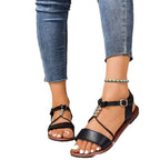 Damen modische Sandalen mit kunstvollem Riemen-Design R&B