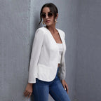 Damen Elegante Blazerjacke mit modernem Schnitt und praktischen Taschen R&B