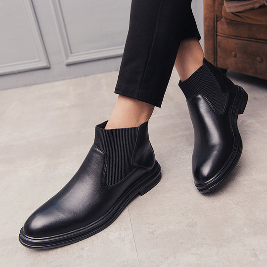 Damen Elegante Chelsea-Stiefel mit seitlichem Reißverschluss und bequemer Innensohle R&B