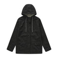 Damen wetterfeste Parkajacke mit verstellbarem Kordelzug