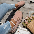 Damen Mokassin-Schuhe mit eleganter Verzierung und robuster Sohle R&B