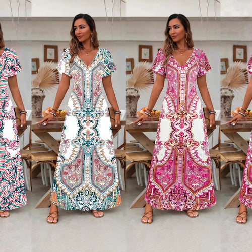 Damen Maxikleid R&B