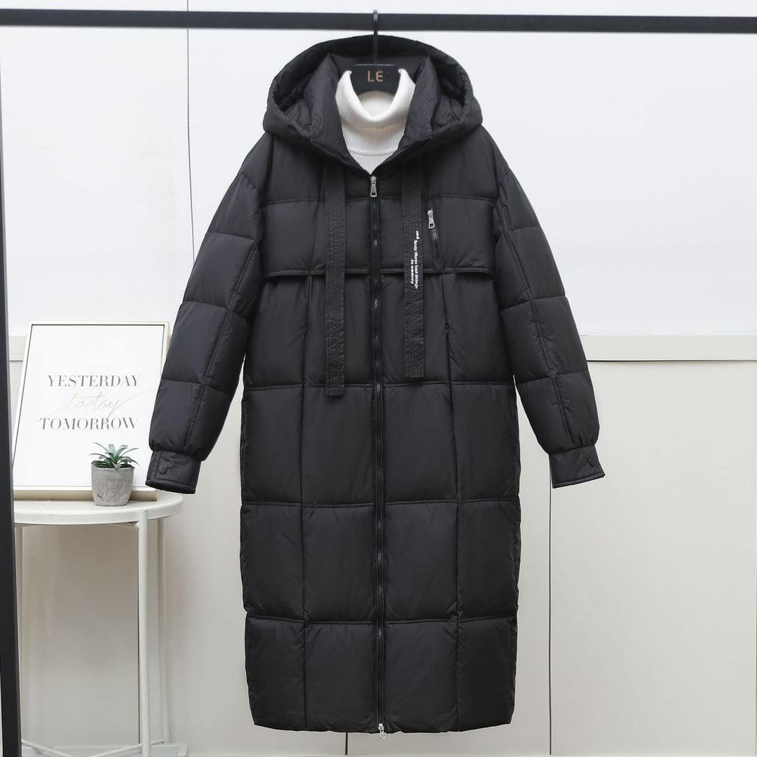 Damen Lange Daunenjacke R&B