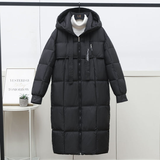 Damen Lange Daunenjacke R&B