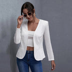 Damen Elegante Blazerjacke mit modernem Schnitt und praktischen Taschen R&B