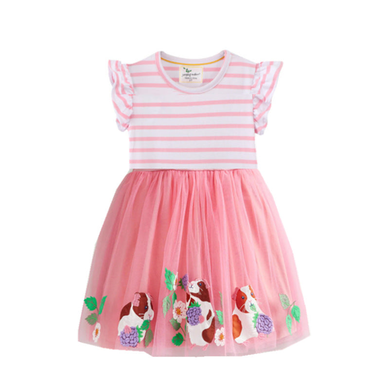 Mädchen Tüllkleid mit verspieltem Design R&B