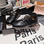 Damen modische und schicke Schnürschuhe mit Glanzdetails R&B