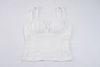 Damen-Bustier-Oberteil mit schmeichelnder Passform und feinen Rüschen R&B