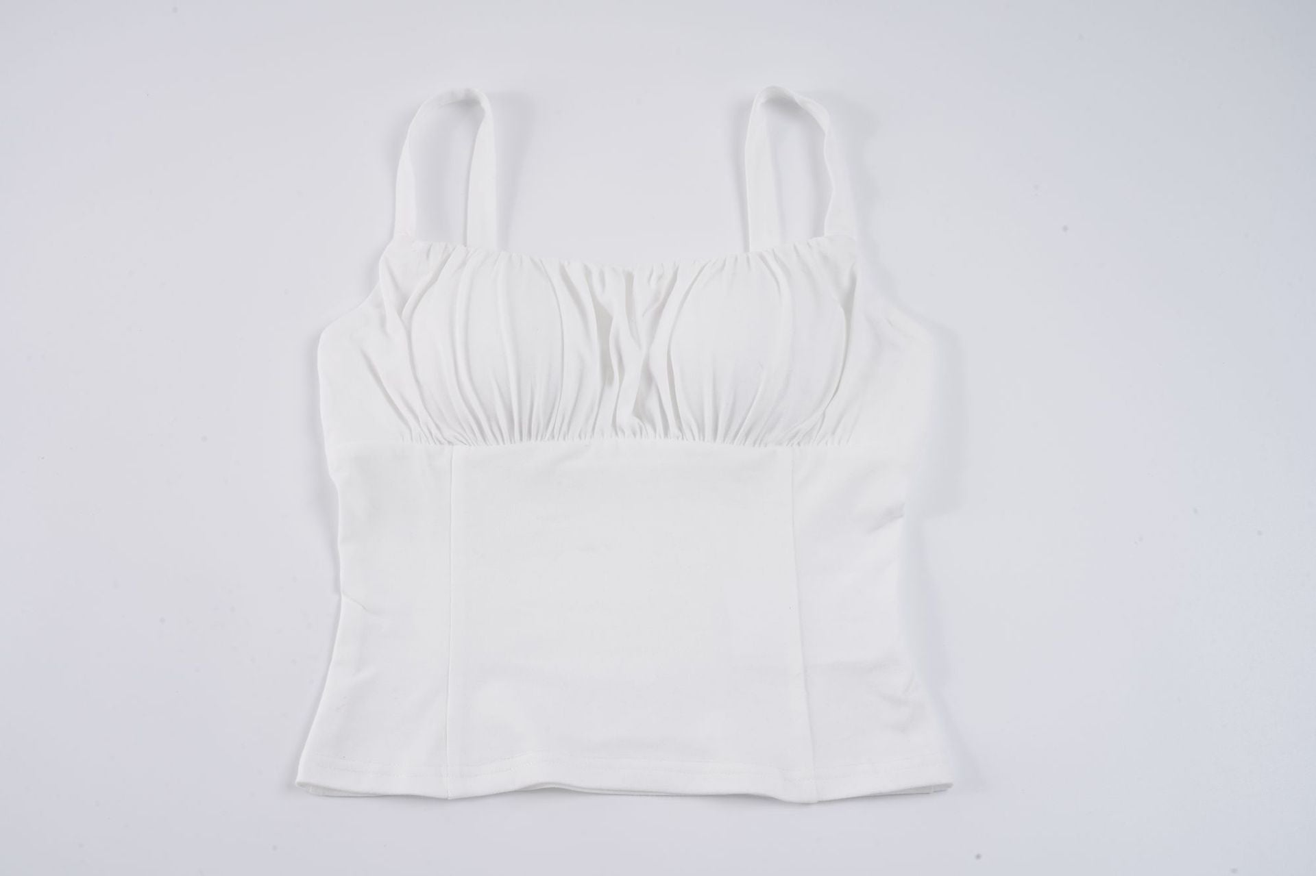 Damen-Bustier-Oberteil mit schmeichelnder Passform und feinen Rüschen R&B