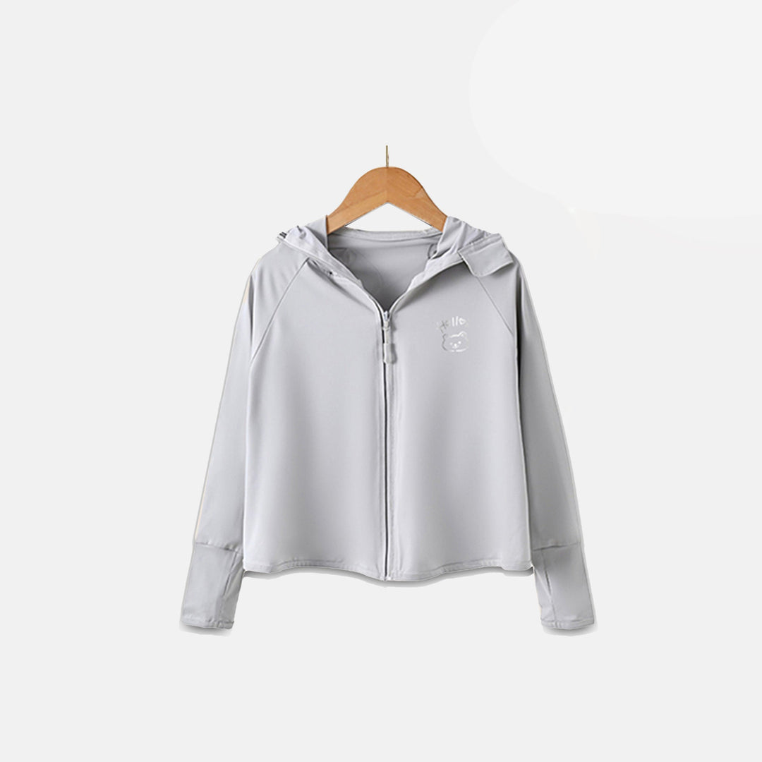 Damen Leichte UV-Schutzjacke mit Kapuze R&B