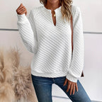 Damen Sweatshirt mit strukturiertem Design