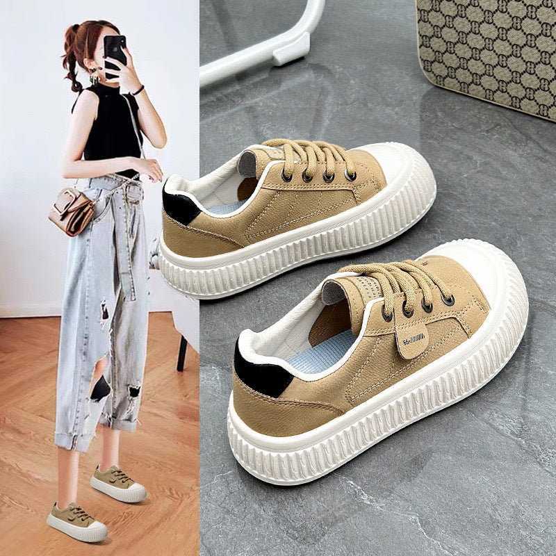 Damen modische Sneakers mit sportlichem Design und rutschfester Gummisohle
