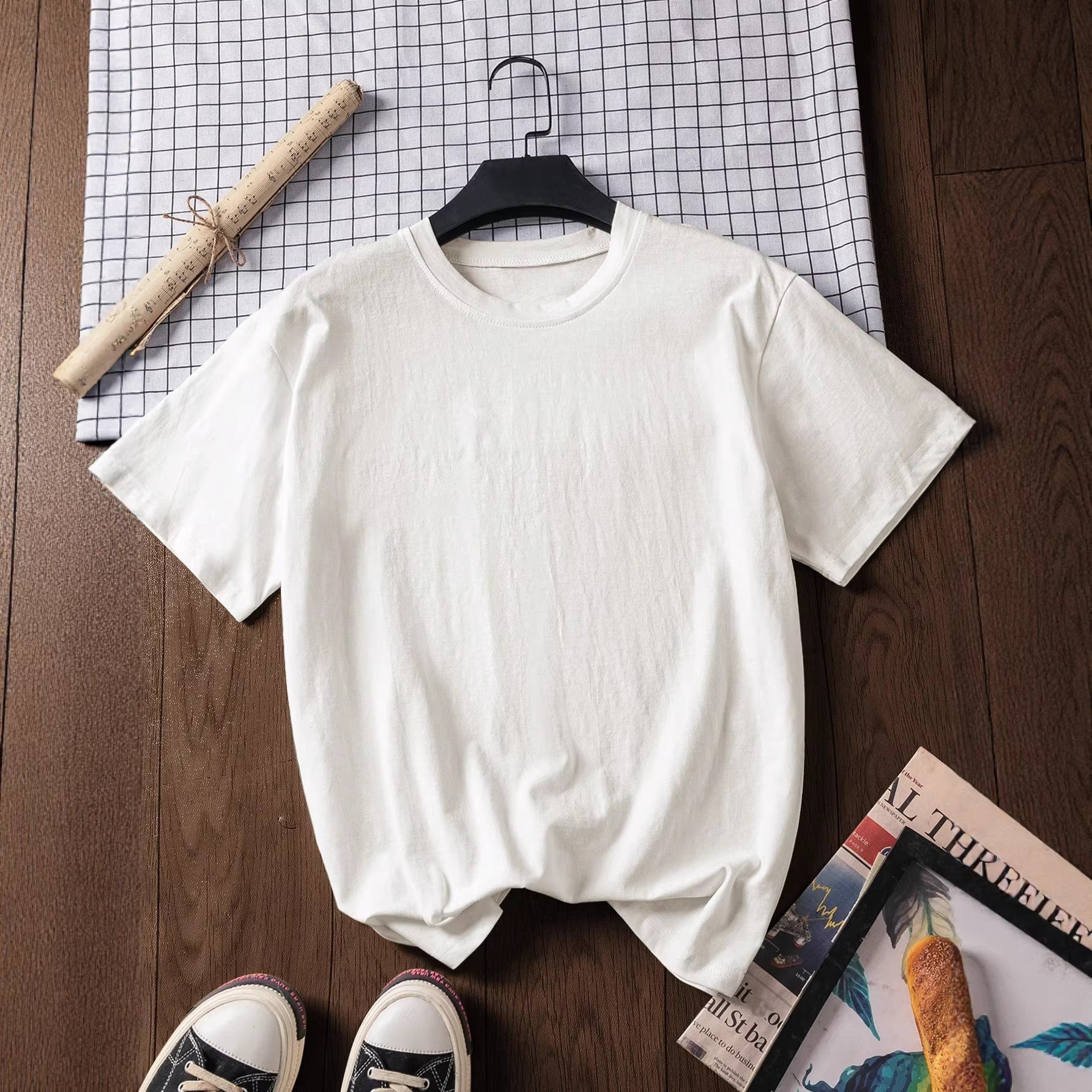 Damen T-Shirt mit kreativem Motiv und inspirierendem Schriftzug R&B