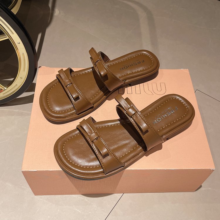Damen glamouröse Riemchensandalen mit zierlicher Schleifenverzierung R&B