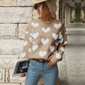 Damen Kuscheliger Strickpullover mit Herzmotiv R&B