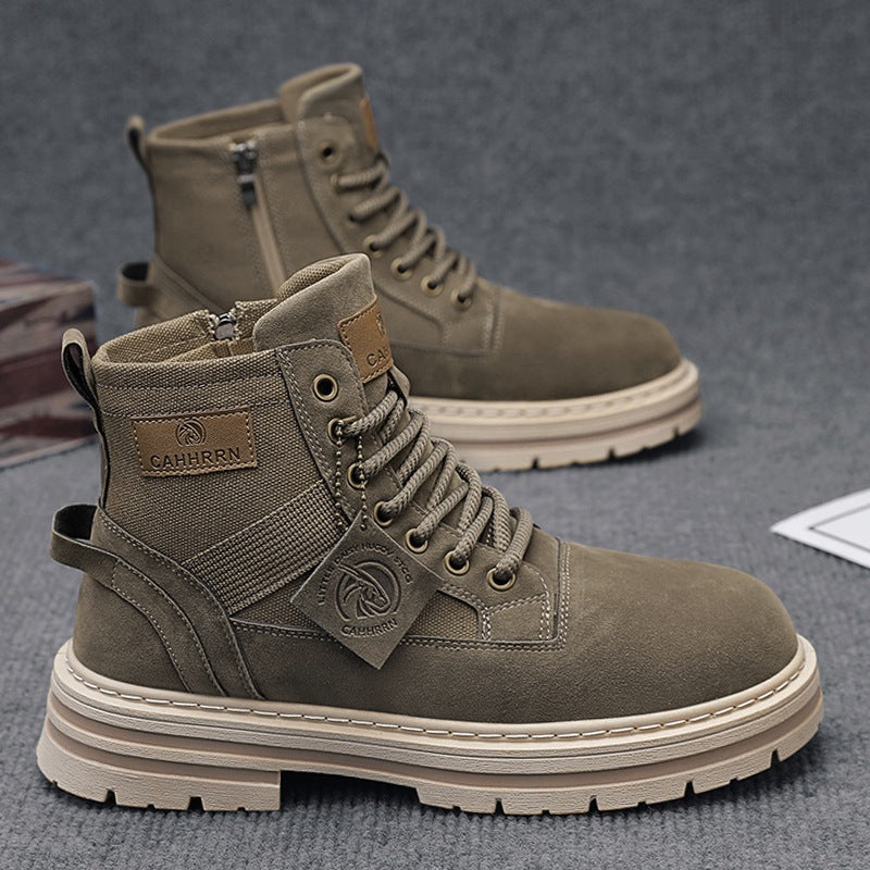 Damen robuste High-Top Stiefel mit praktischer Schnellschnürung und verstärktem Profil R&B