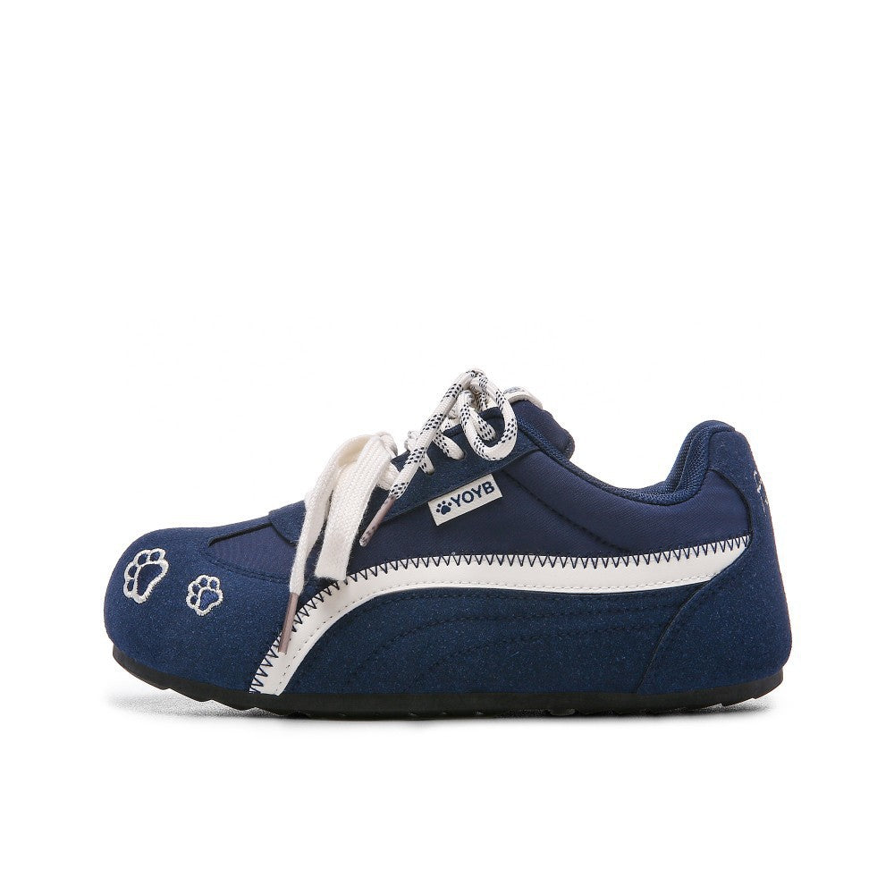 Damen Sportliche Sneakers mit verspieltem Tierdesign und flexiblem Obermaterial