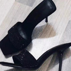 Damen Glitzernde Stiletto Mules R&B