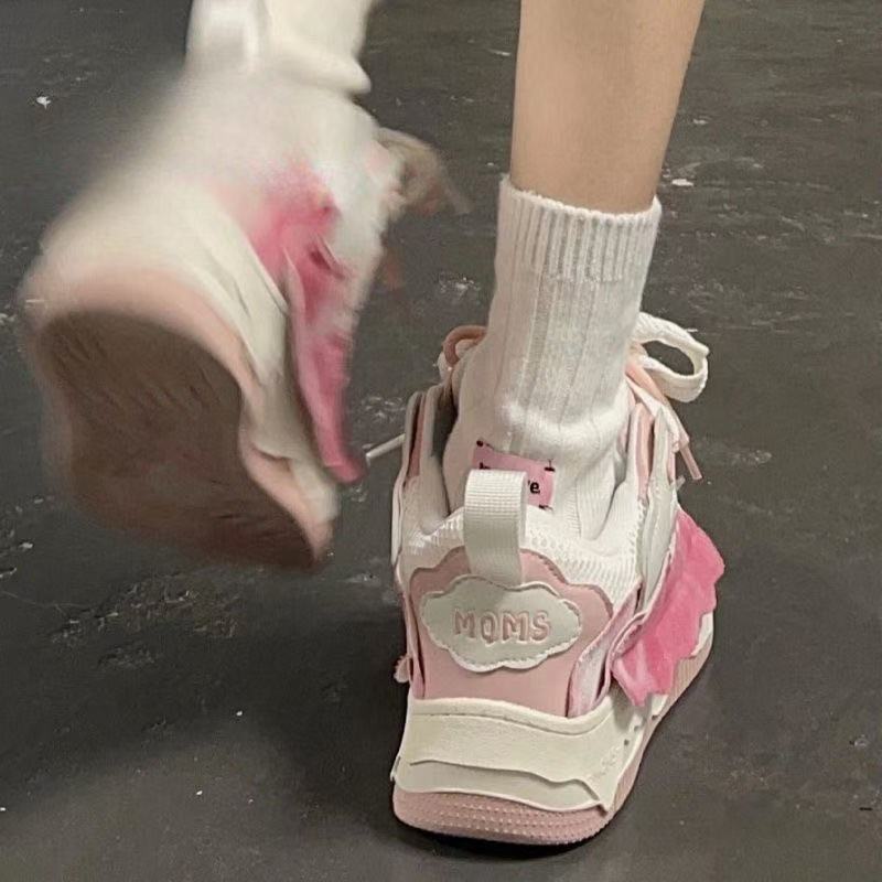 Damen Trendige Chunky Sneakers mit verspielten Akzenten R&B