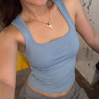 Damen Basic Tanktop mit hochwertigem Stretch R&B