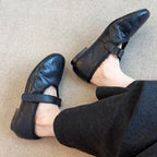 Damen Mokassins mit elegantem Riemen und kuscheligem Innenfutter R&B