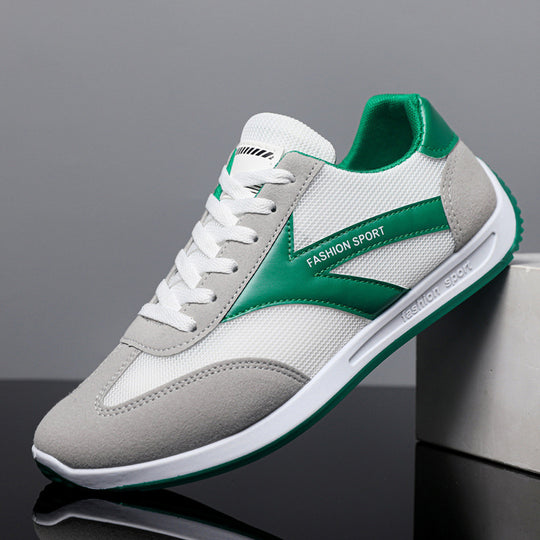 Damen Sportliche Sneakers mit atmungsaktiven Mesh-Einsätzen und dämpfender Sohle R&B