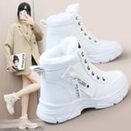 Damen modische Winterboots mit warmem Kunstfellfutter und robuster Profilsohle R&B