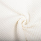 Damen Eleganter, gerippter Pullover mit tiefem V-Ausschnitt R&B